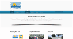Desktop Screenshot of fisherhaven.co.za