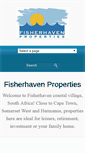 Mobile Screenshot of fisherhaven.co.za